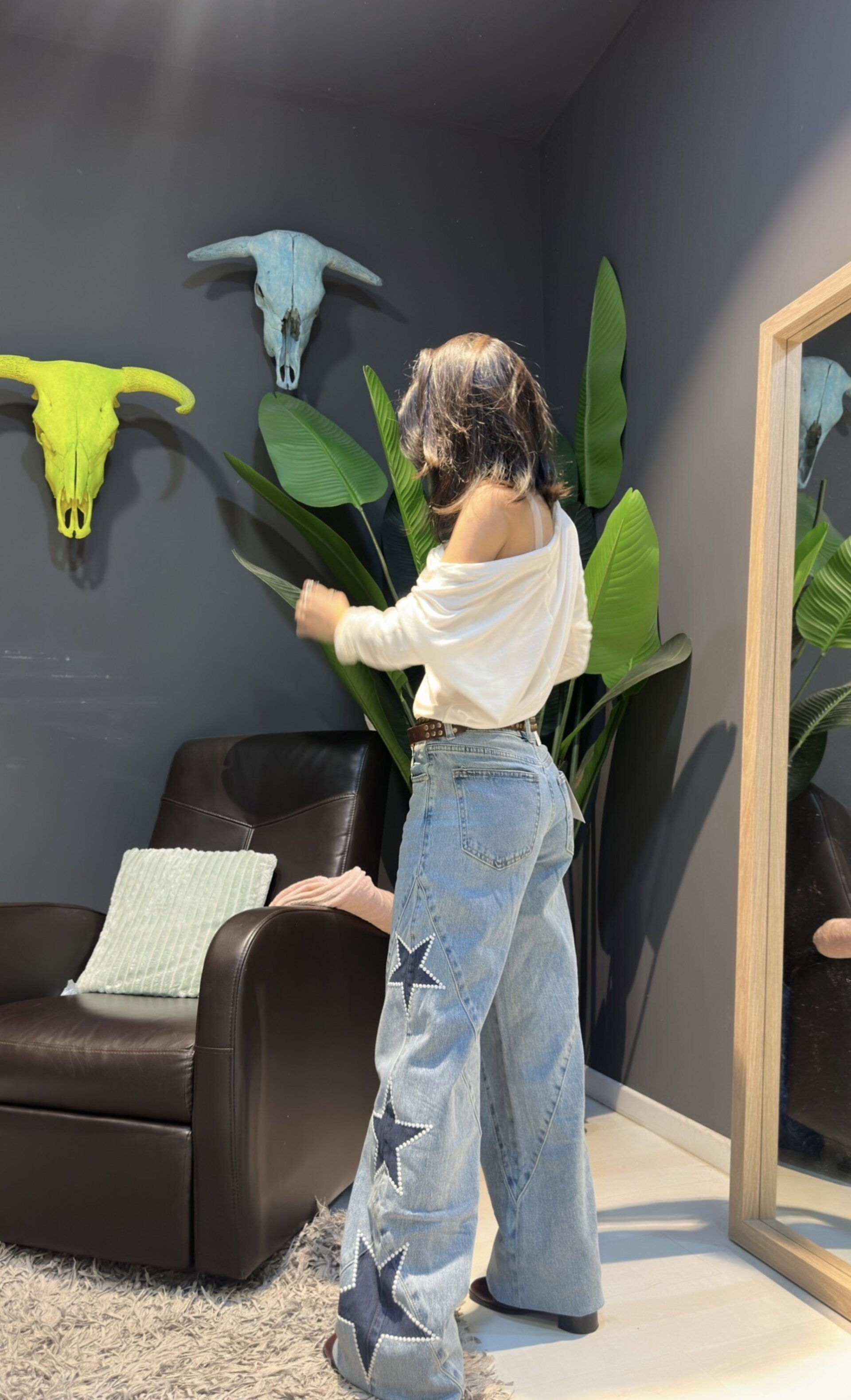 Jeans Wide estrella - 6